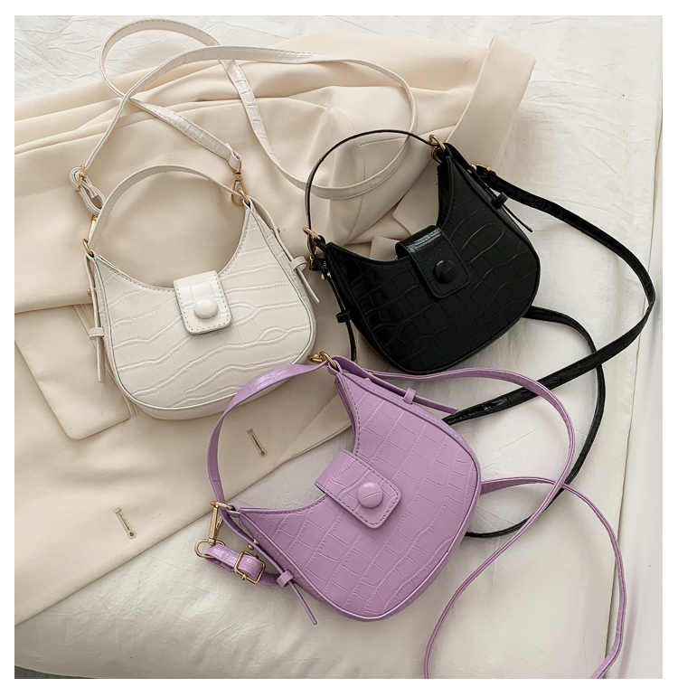 Fashion Purple Stone Shoulder Bag,Shoulder bags