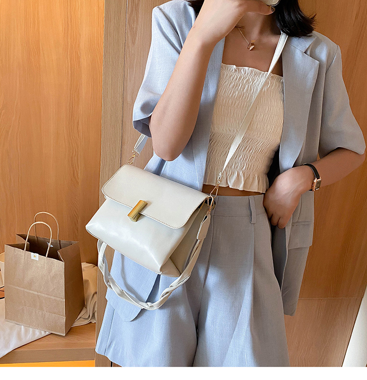 Fashion Khaki One-shoulder Diagonal Shoulder Bag With Braided Rope Latch,Shoulder bags
