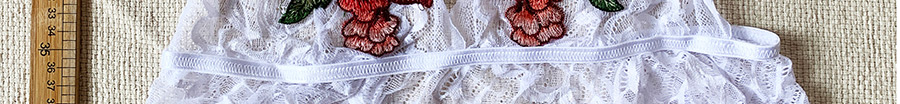 Fashion White Lace Embroidered Bra,SLEEPWEAR & UNDERWEAR