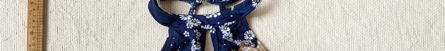 Fashion Navy Navy Blue Elk Flower Swimsuit,One Pieces