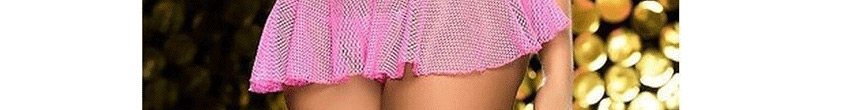 Fashion Pink Cutout Short Skirt Lined Panties,SLEEPWEAR & UNDERWEAR