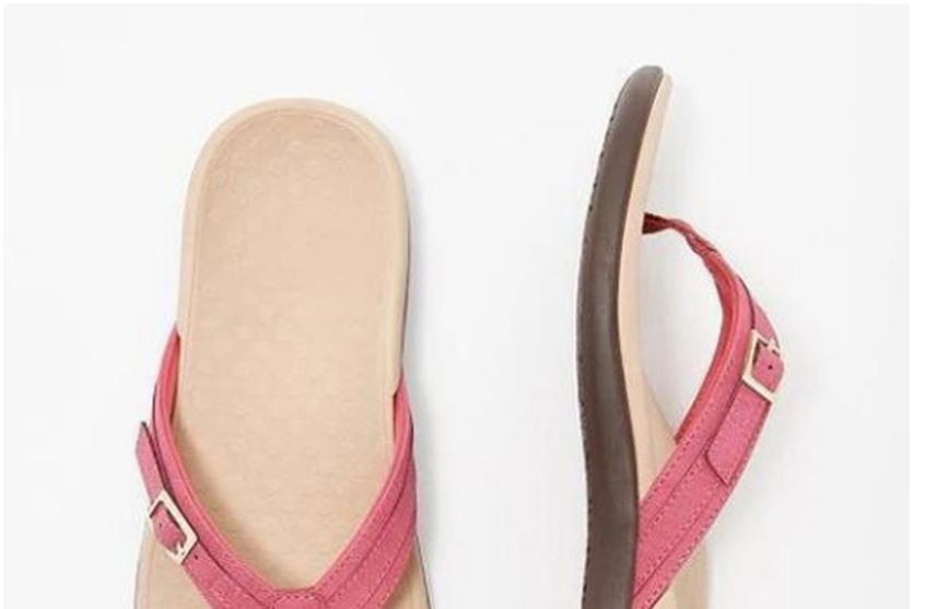 Fashion Pink Flat Sandals And Sandals,Slippers
