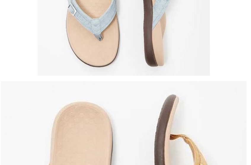 Fashion Navy Flat Sandals And Sandals,Slippers