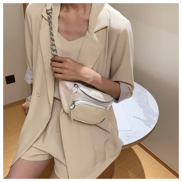 Fashion White Chain Stitching Shoulder Bag,Shoulder bags