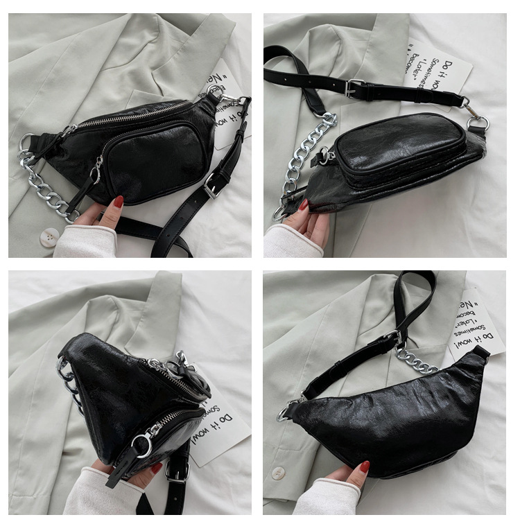Fashion Silver Chain Stitching Shoulder Bag,Shoulder bags