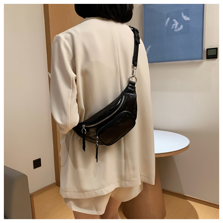 Fashion Black Chain Stitching Shoulder Bag,Shoulder bags
