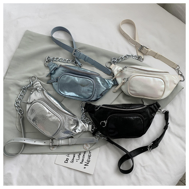 Fashion Silver Chain Stitching Shoulder Bag,Shoulder bags
