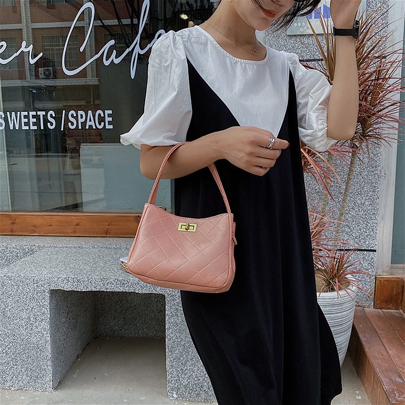 Fashion Pink One-shoulder Crossbody Bag,Shoulder bags