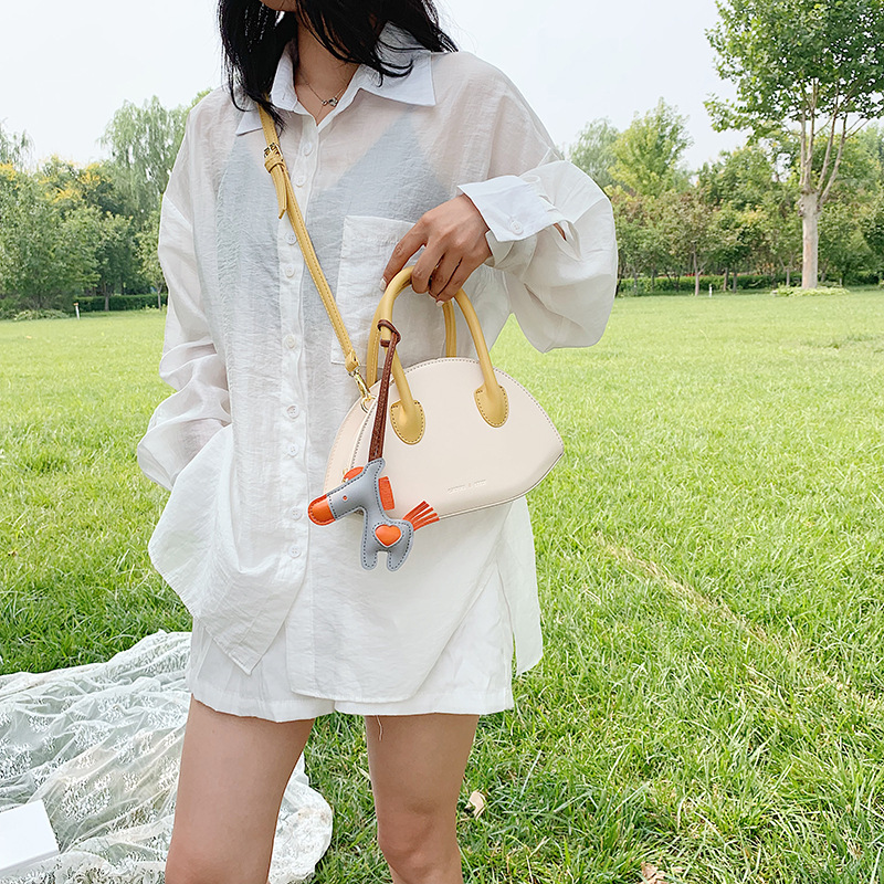 Fashion Yellow Stitching Contrast Shoulder Bag,Shoulder bags