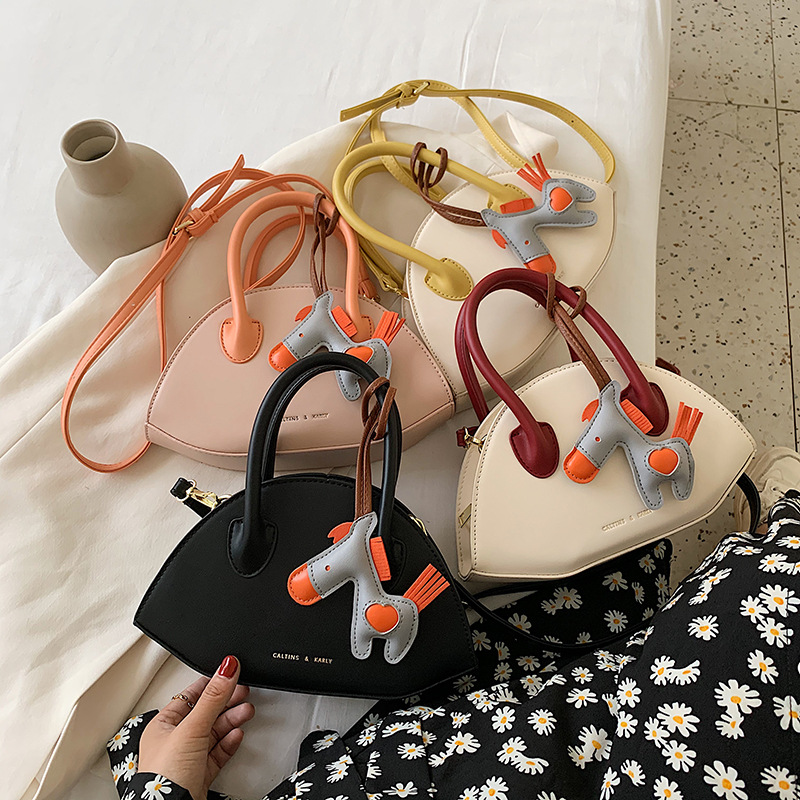 Fashion Orange Stitching Contrast Shoulder Bag,Shoulder bags