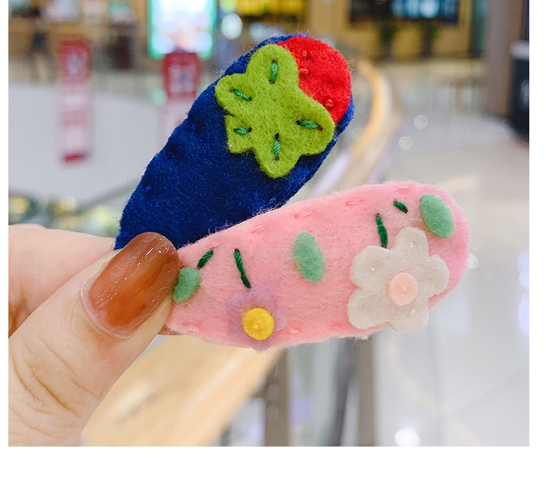 Fashion Ice Cream Handmade Felt Cloth Alloy Animal Fruit Flower Children Hairpin,Kids Accessories