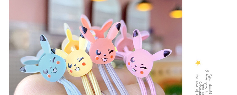 Fashion Pink Pikachu Elastic Children Hair Rope,Kids Accessories