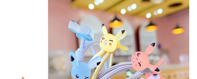 Fashion Gray Pikachu Elastic Children Hair Rope,Kids Accessories