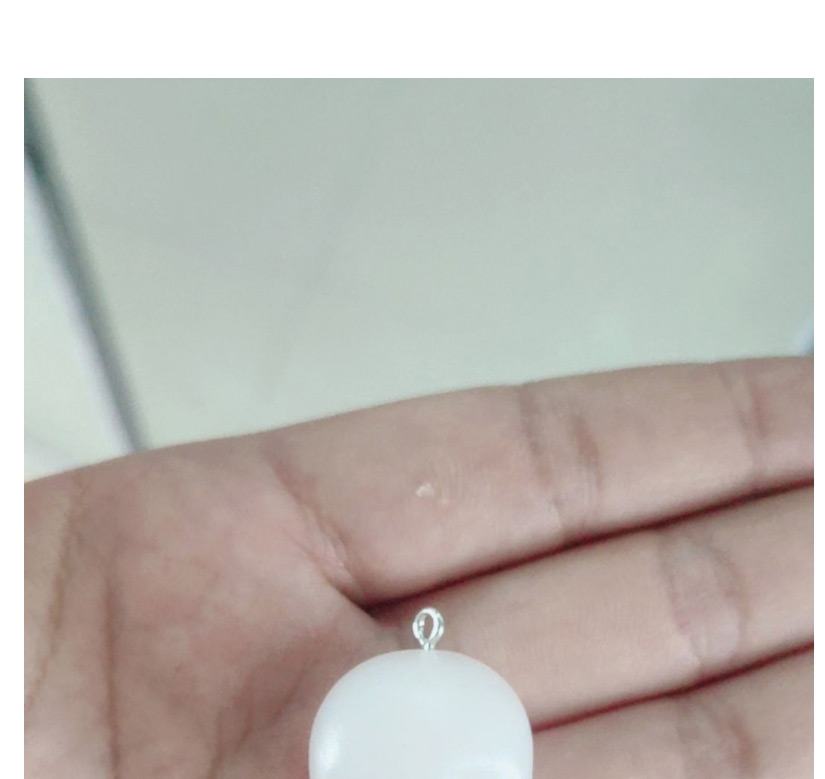 Fashion Bald Doll Jelly White Handmade Transparent Resin Elf Head Doll Accessories,Jewelry Packaging & Displays