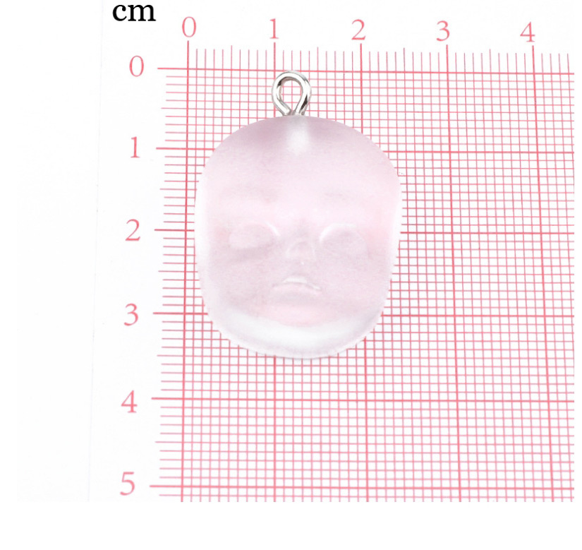 Fashion Bald Doll Transparent Handmade Transparent Resin Elf Head Doll Accessories,Jewelry Packaging & Displays