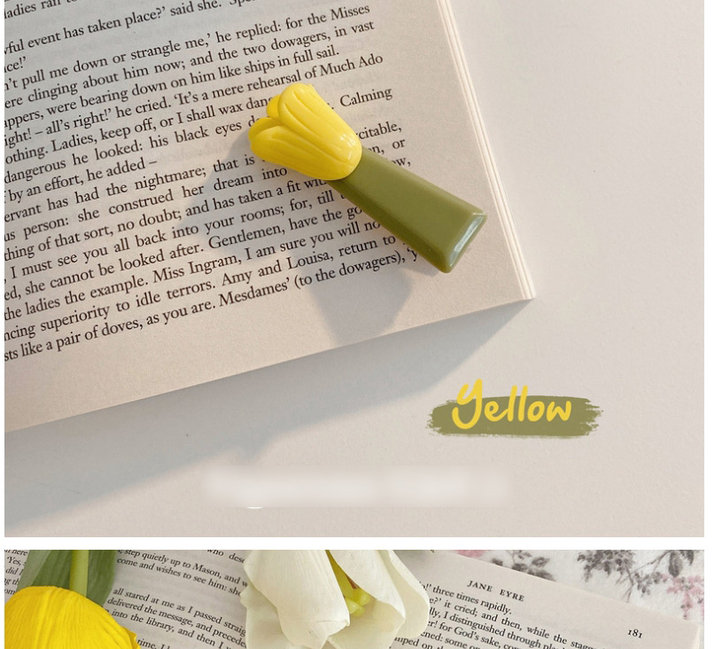 Fashion Yellow Tulip Flowers Hairpin,Hairpins