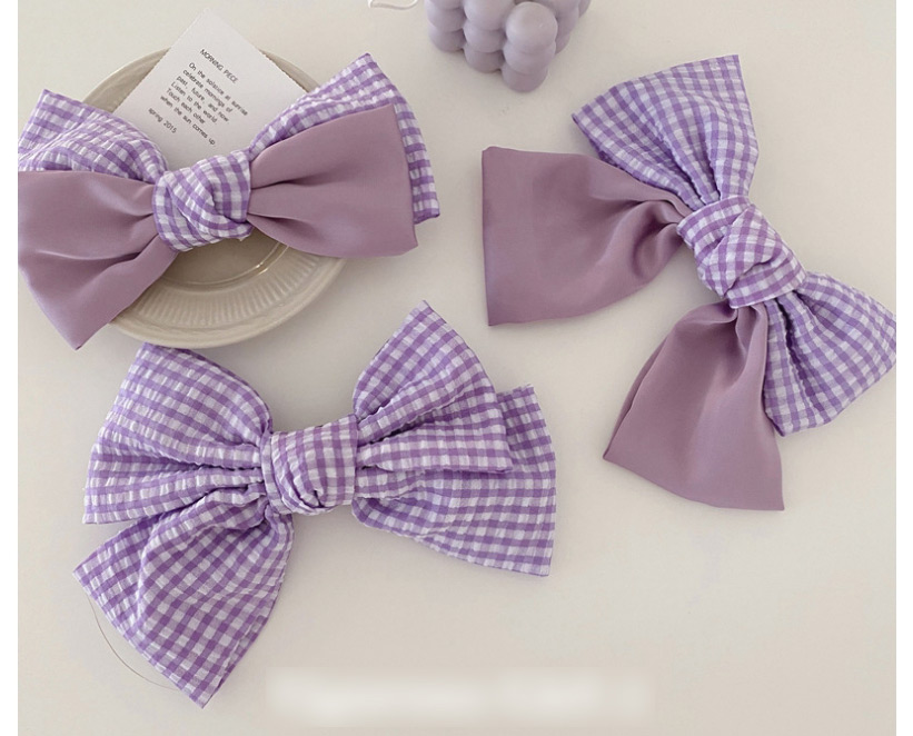 Fashion Section A Purple Super Large Bow Hair Clip,Hairpins
