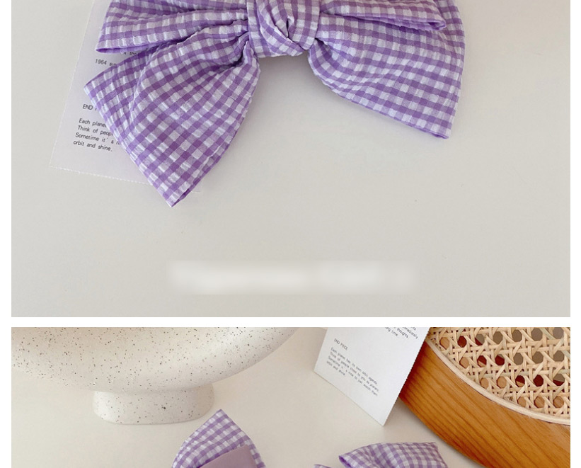 Fashion Section B Purple Super Large Bow Hair Clip,Hairpins