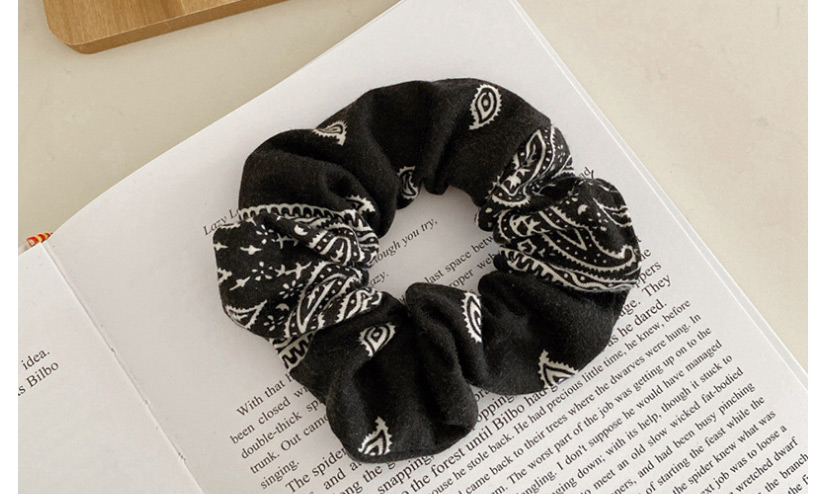 Fashion Black Fabric Totem Hair Tie,Hair Ring