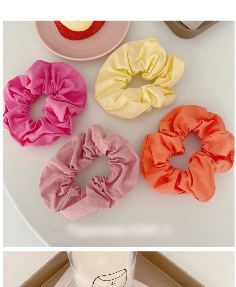 Fashion Rose Red Colored Cloth Candy Color Hair Ring,Hair Ring