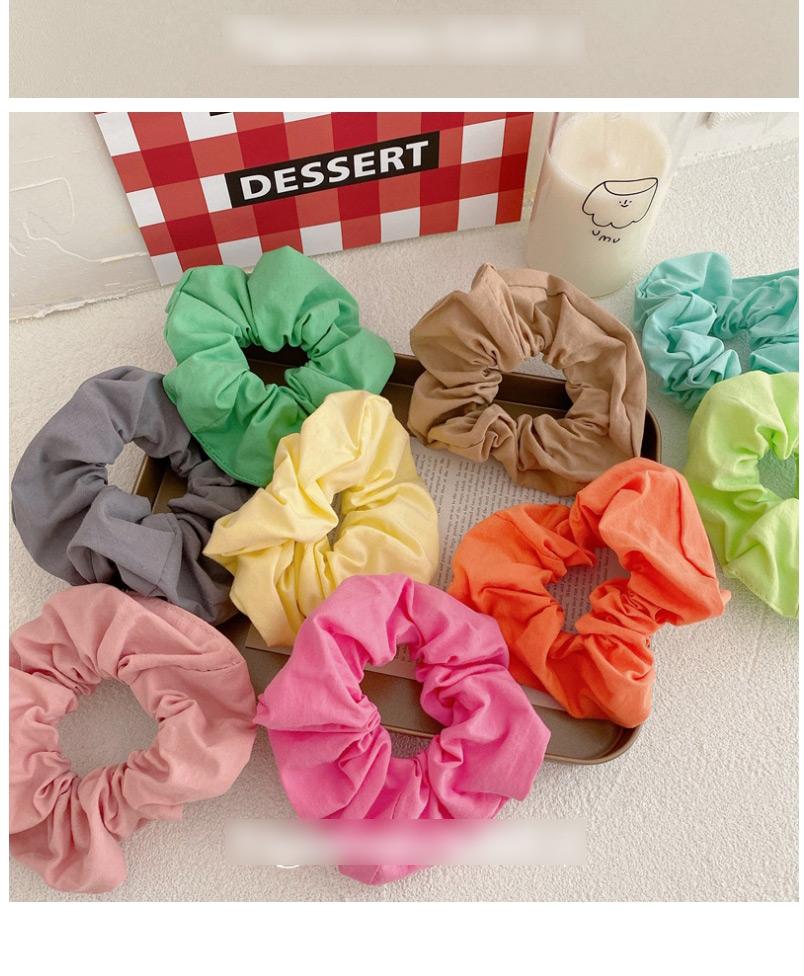 Fashion Gray Colored Cloth Candy Color Hair Ring,Hair Ring