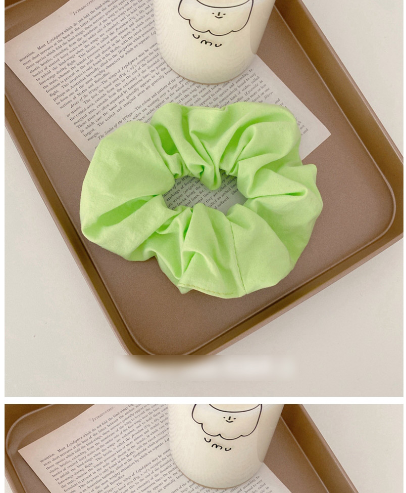 Fashion Tender Green Colored Cloth Candy Color Hair Ring,Hair Ring
