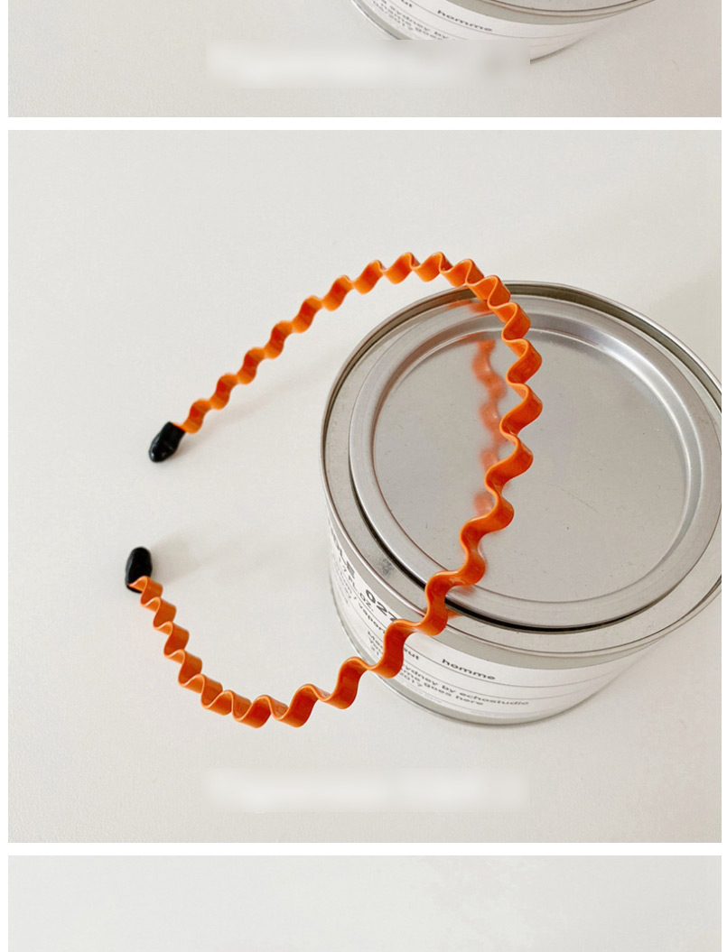 Fashion Orange Color Wave Beam Headband,Head Band