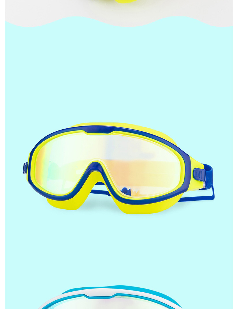 Fashion Electroplating Powder White High-definition Childrens Goggles,Others