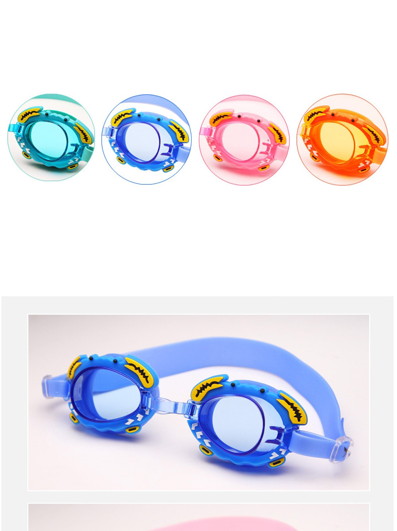 Fashion Blue Fish Hd Anti-fog Waterproof Crab Goggles,Beach accessories