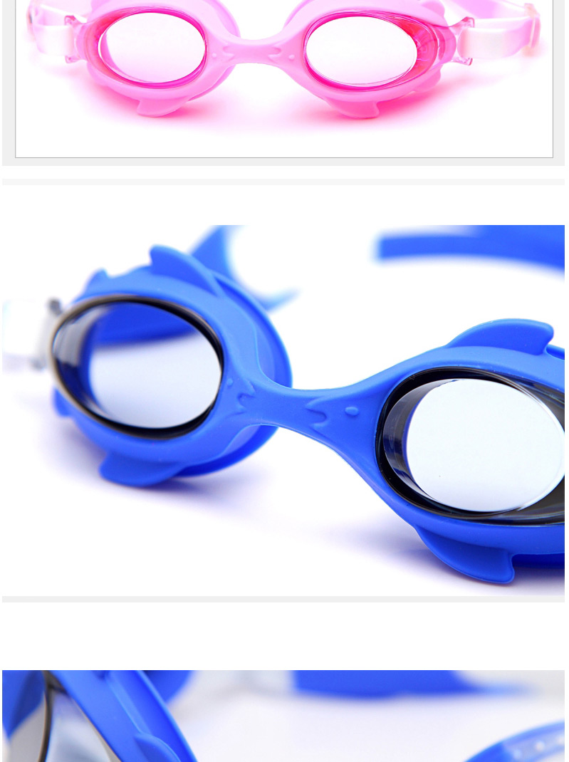 Fashion Lake Blue Hd Anti-fog Waterproof Crab Goggles,Others