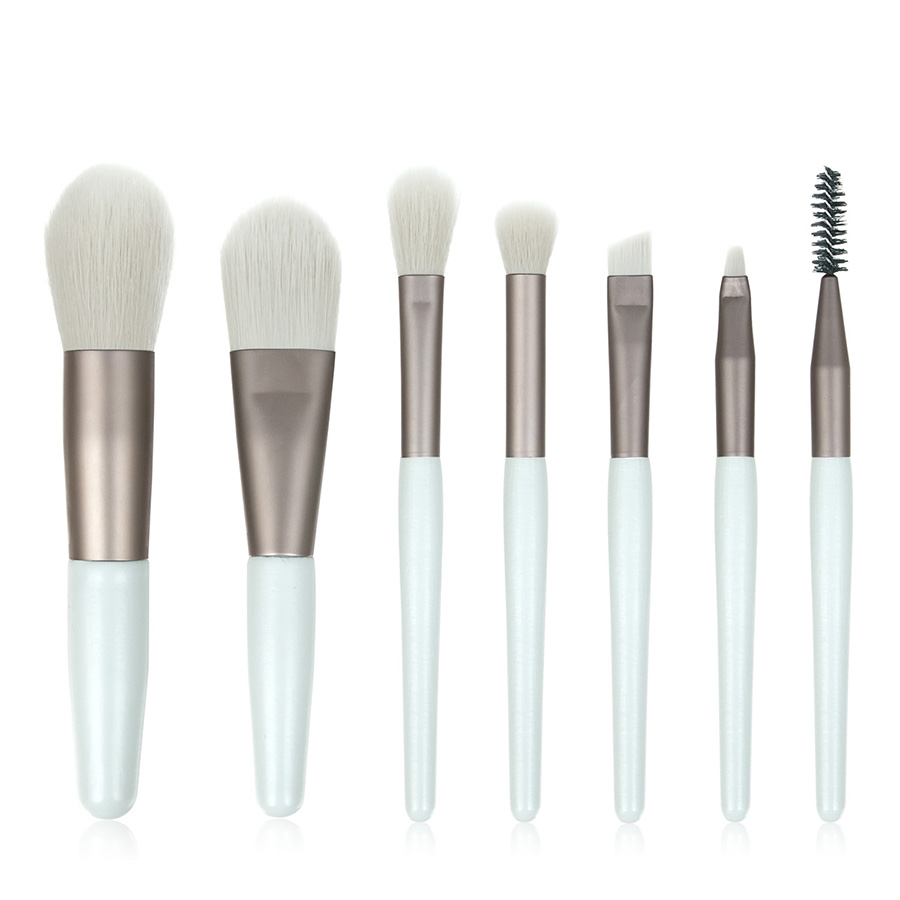 Fashion White Loose Powder Eye Makeup Brush Set Of 7,Beauty tools