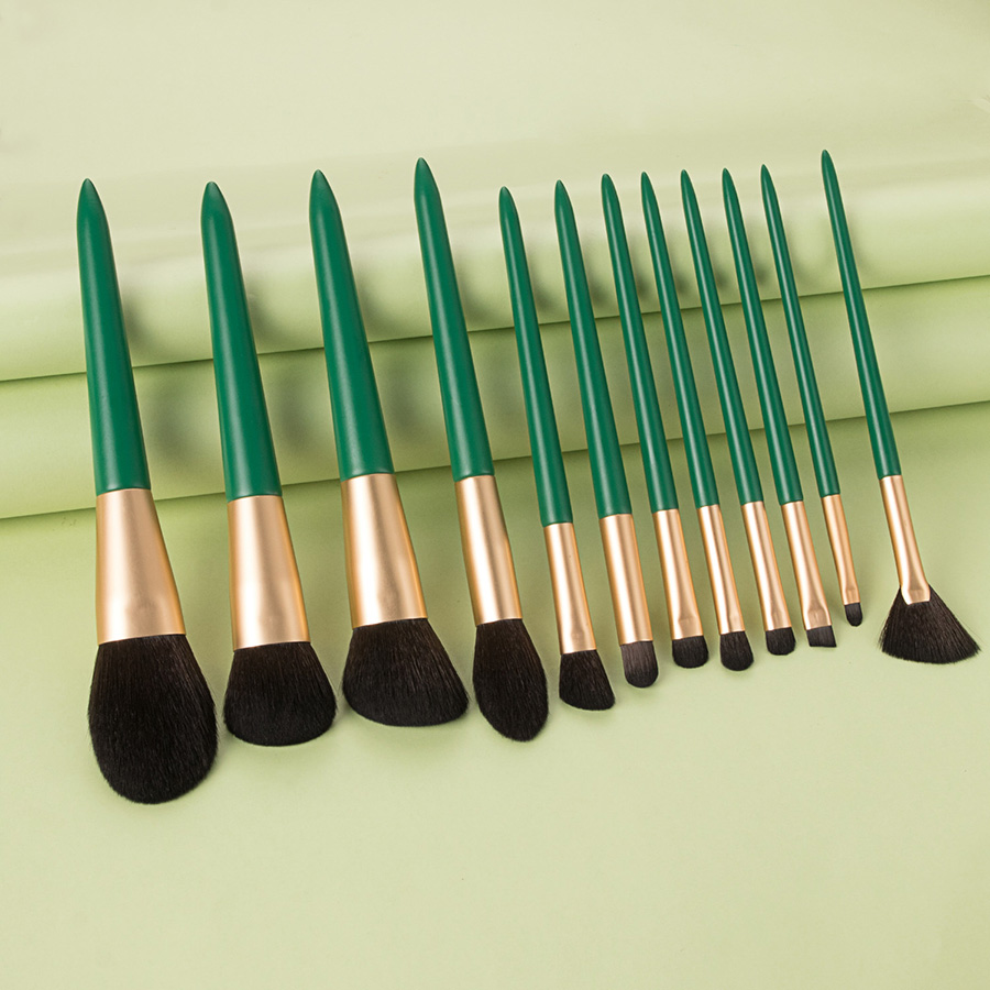 Fashion Blue Set Of 12 Makeup Makeup Brushes,Beauty tools