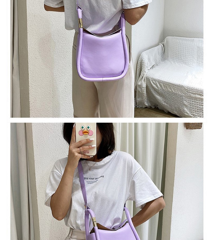 Fashion Purple Geometric Shoulder Bag,Shoulder bags