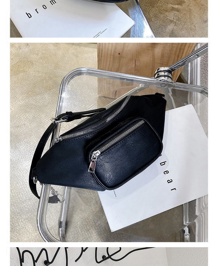 Fashion Black Chain Geometric Shoulder Bag,Shoulder bags