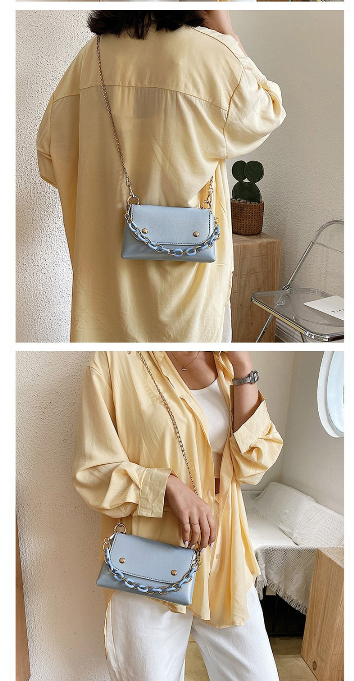 Fashion Gray Chain Shoulder Bag In Solid Color,Shoulder bags