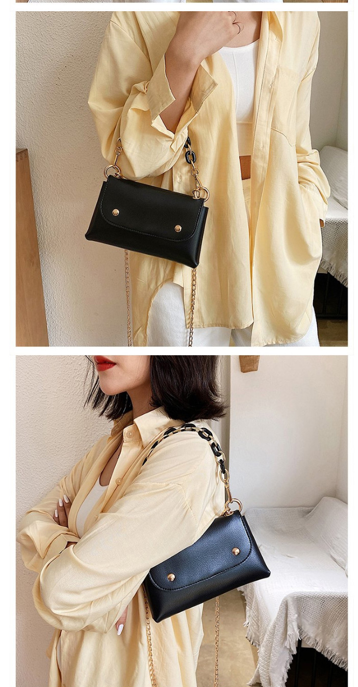Fashion Gray Chain Shoulder Bag In Solid Color,Shoulder bags