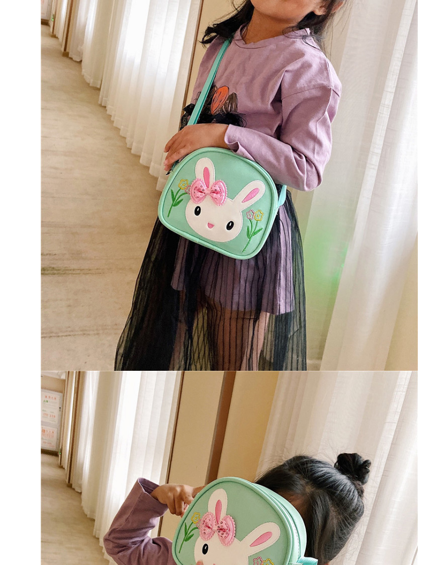Fashion Purple Rat Rabbit And Mouse Print Kids Messenger Shoulder Bag,Messenger bags