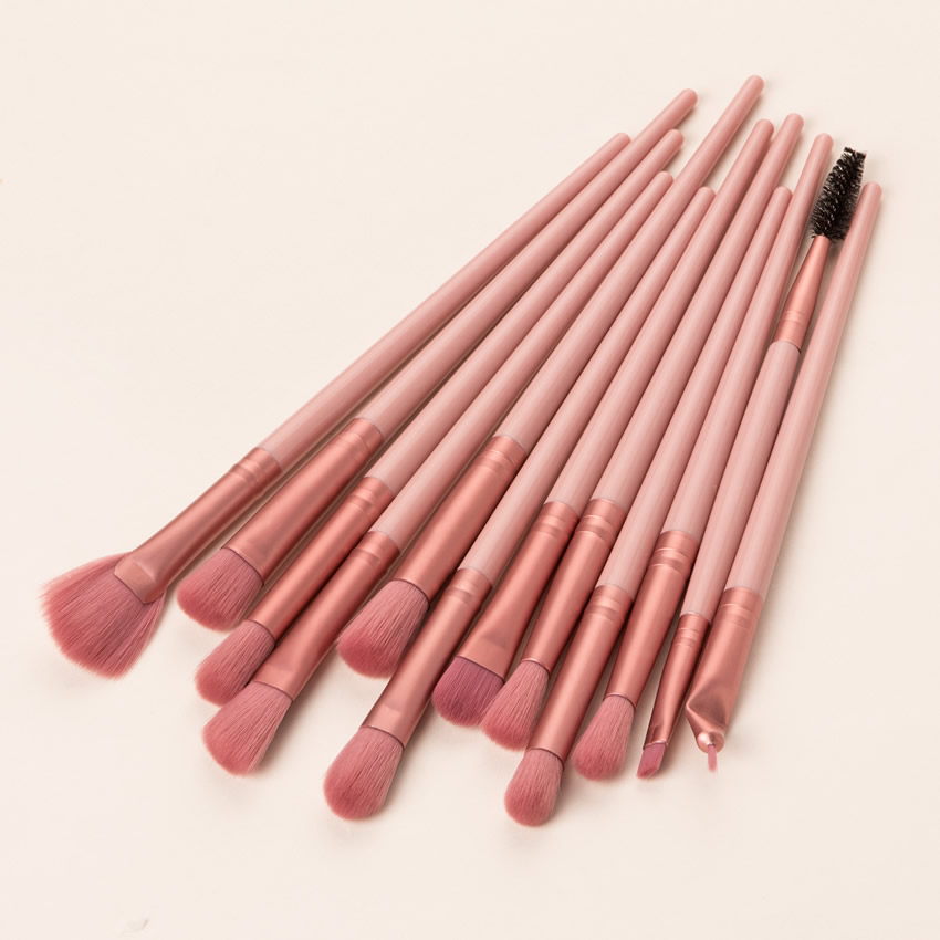 Fashion Pink Eyebrow Brush Elbow Makeup Brush Set,Beauty tools