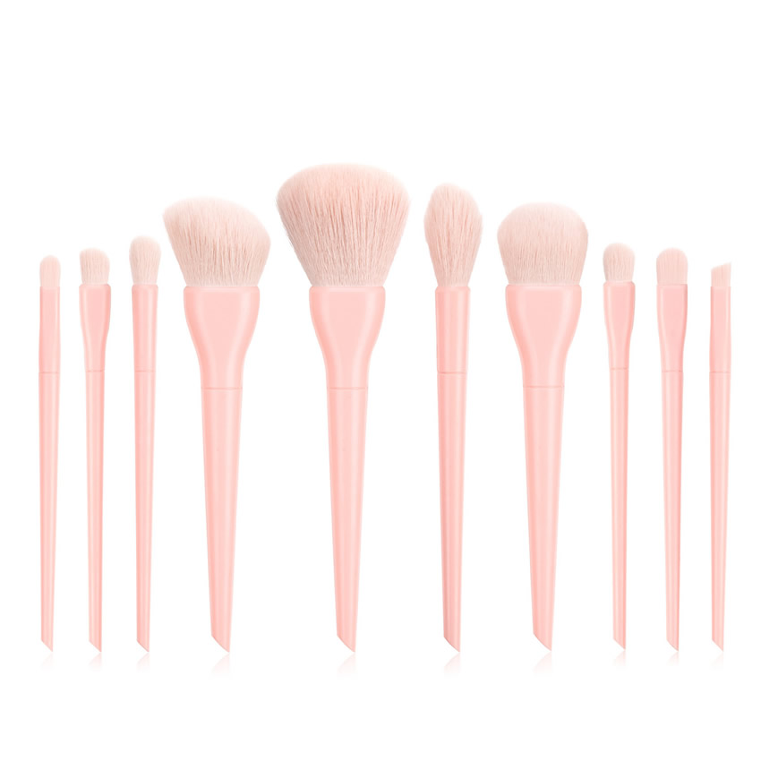 Fashion Pink Pure Color Makeup Brush Set,Beauty tools
