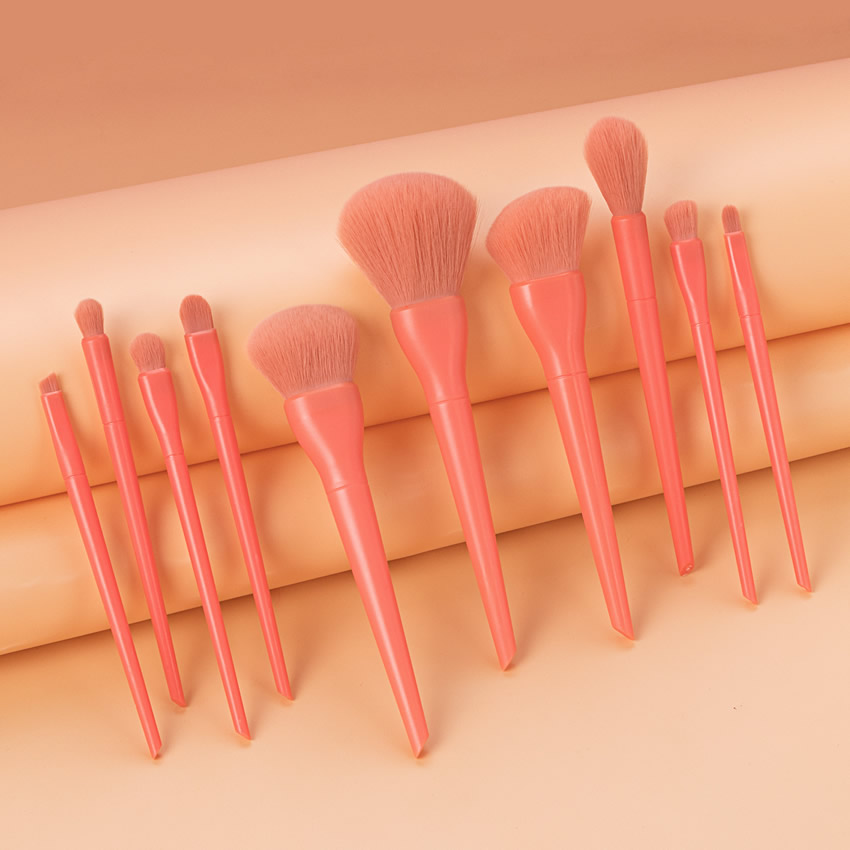 Fashion Pink Pure Color Makeup Brush Set,Beauty tools