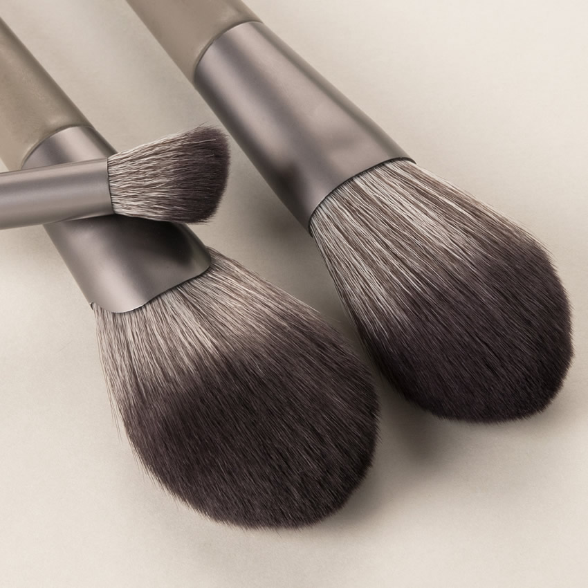 Fashion Gray Gradient Color Makeup Brush Set,Beauty tools