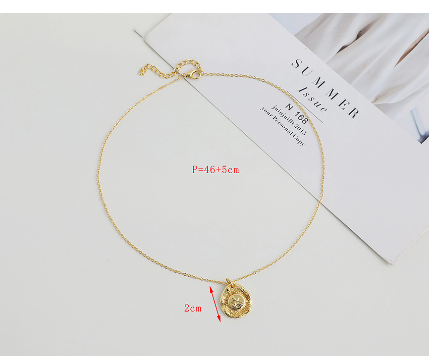 Fashion Golden Copper Inlaid Zircon Sunbird Necklace,Necklaces