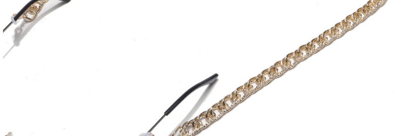 Fashion Golden Color Preserving Thick Aluminum Chain Anti-skid Glasses Chain,Sunglasses Chain