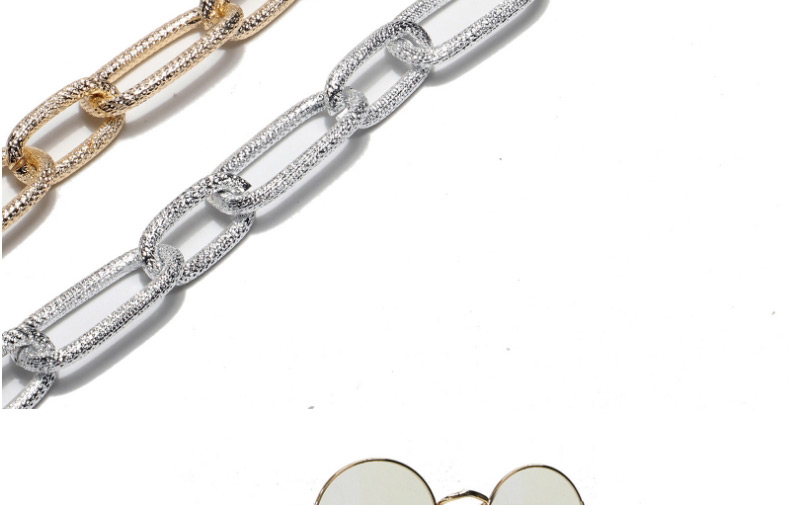 Fashion Silver Color Preserving Thick Aluminum Chain Anti-skid Alloy Glasses Chain,Sunglasses Chain