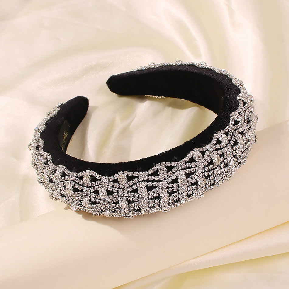 Fashion White K Diamond Cross Geometric Sponge Wide Brim Ring,Fashion Rings