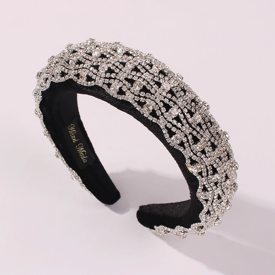 Fashion White K Diamond Cross Geometric Sponge Wide Brim Ring,Fashion Rings