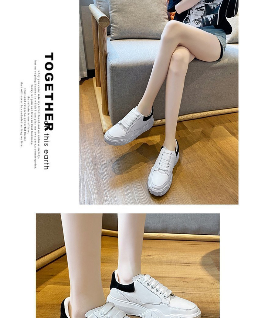 Fashion White Trifle Platform Tether Old Shoes,Slippers