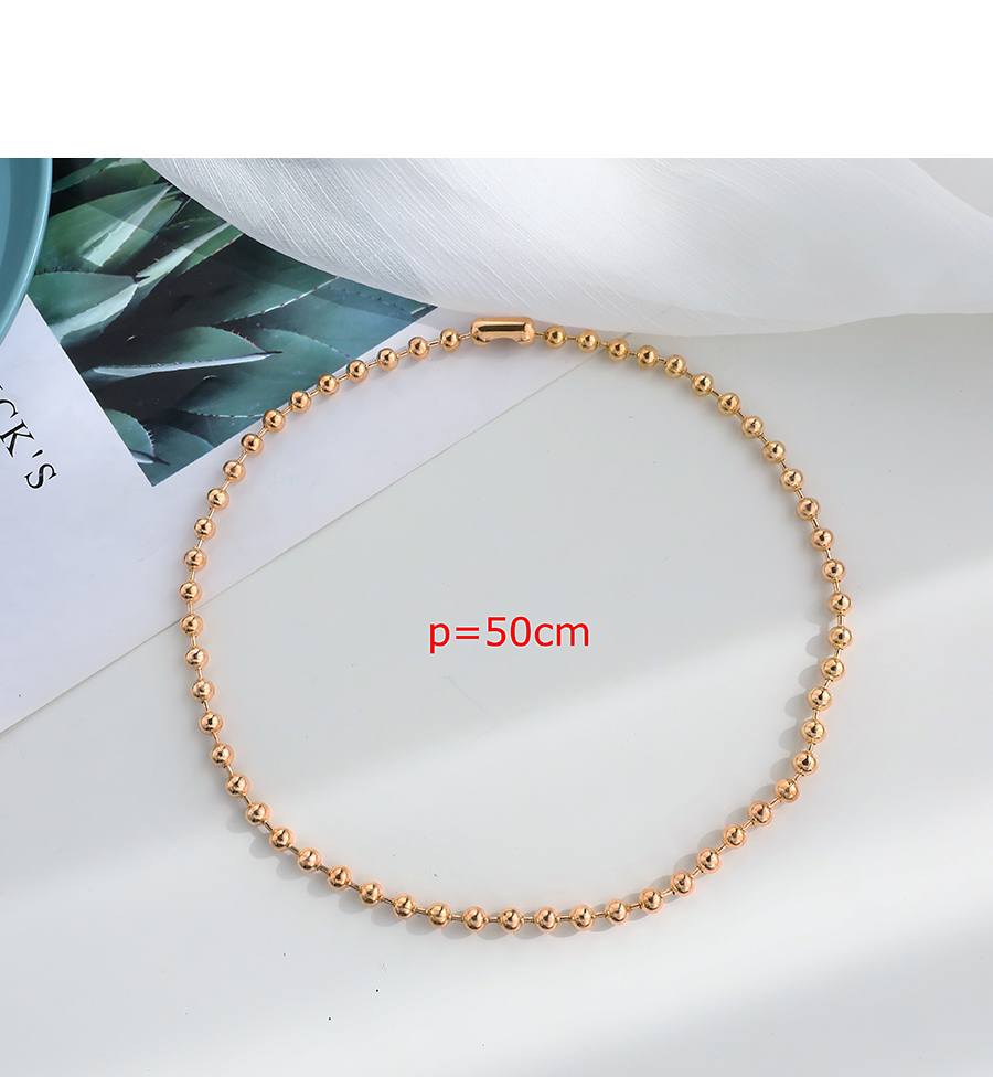Fashion Gold Color Alloy Bead Necklace,Beaded Necklaces