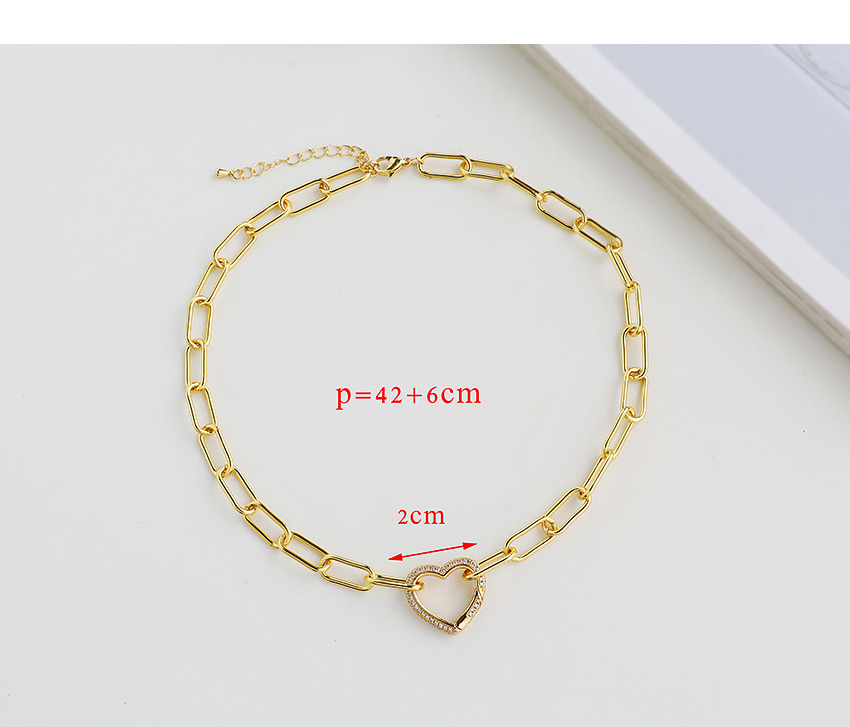 Fashion Golden Copper Inlaid Zircon Ring Necklace 60cm,Necklaces
