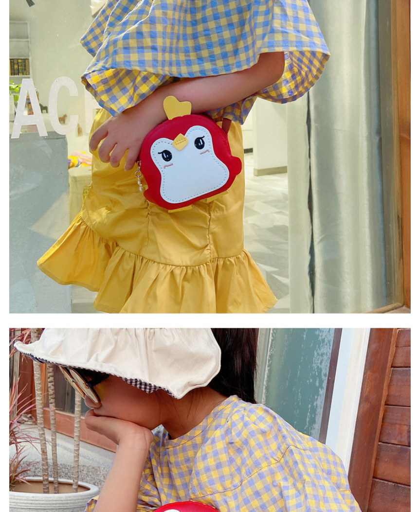 Fashion Yellow Penguin Stitching Childrens Shoulder Messenger Bag,Shoulder bags